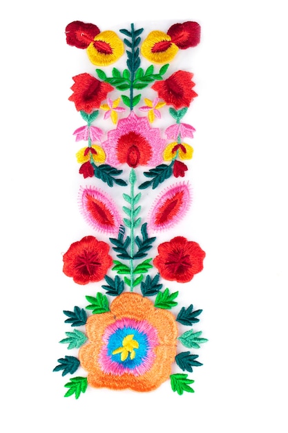 Obrazek z haftem ludowym